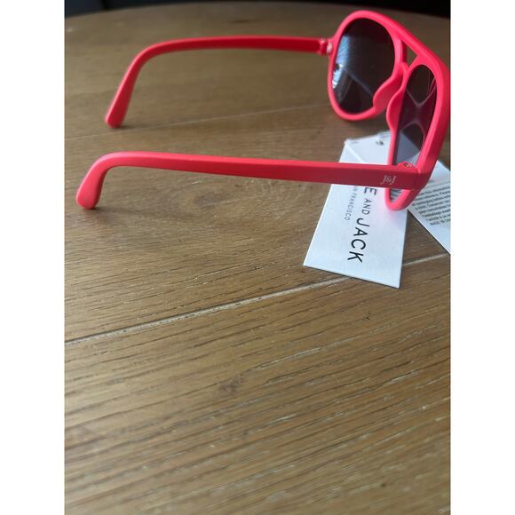 NWT Janie and Jack Boys red Aviator sunglasses 4 and up - Picture 3 of 4